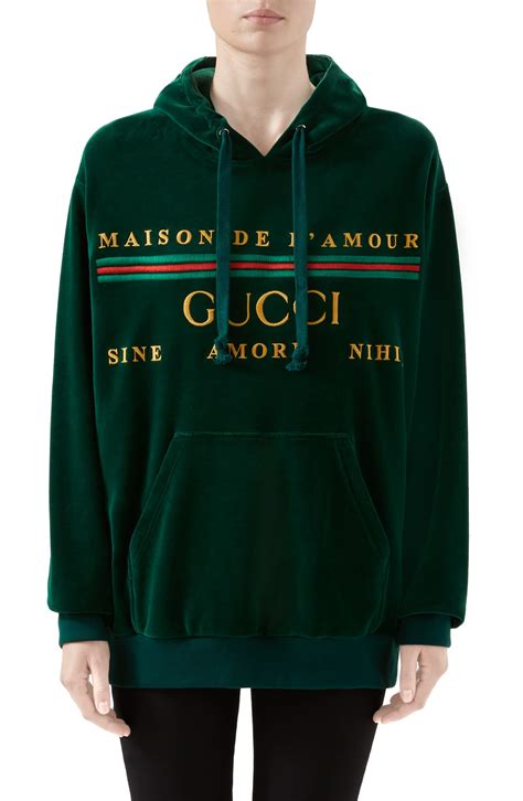 gucci sweater for woman|gucci velour sweatsuit.